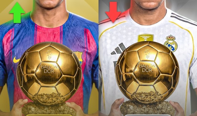 27岁也没戏？最新金球概率：姆巴佩降至18%，亚马尔22%领跑