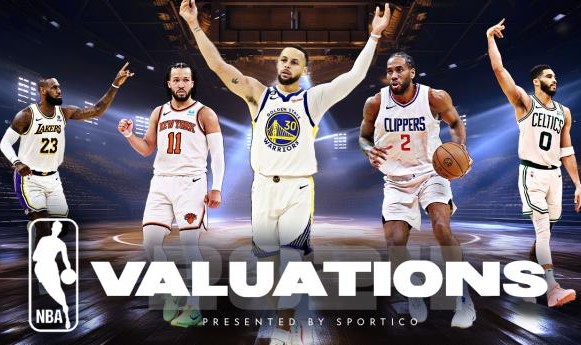 开云官网-2024年NBA球队价值排名出炉:勇尼湖领跑 篮网飙升